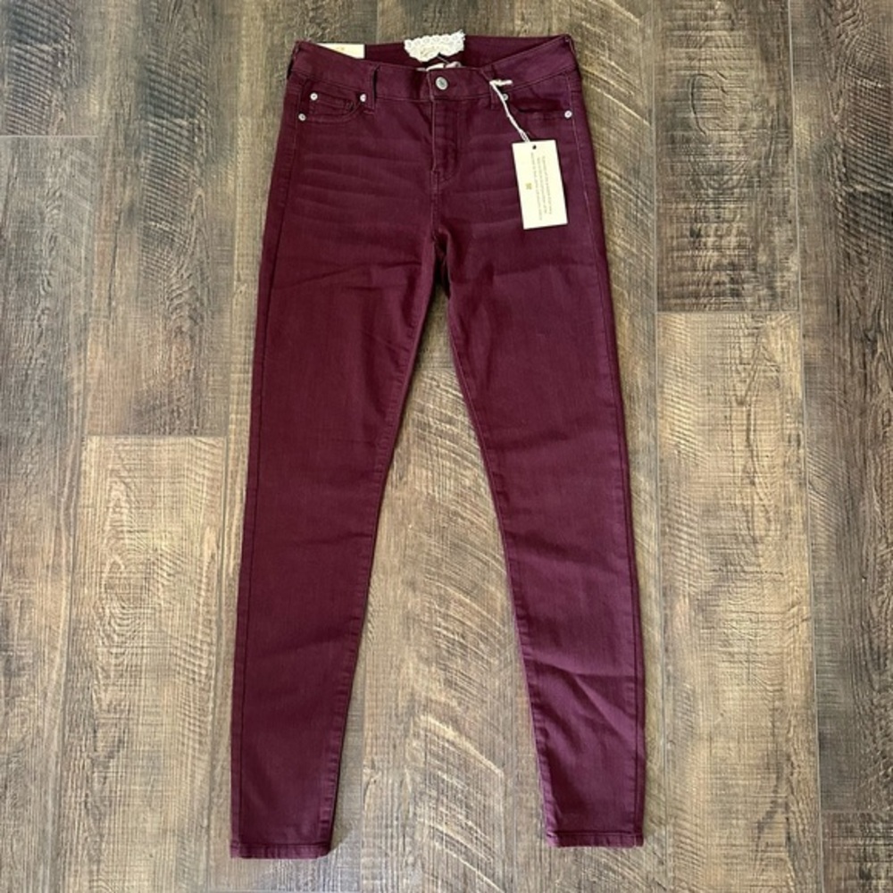 Altard state burnt red skinny jeans